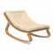 Levo Beech Baby Rocker with Teddy Fur Milk Cushion